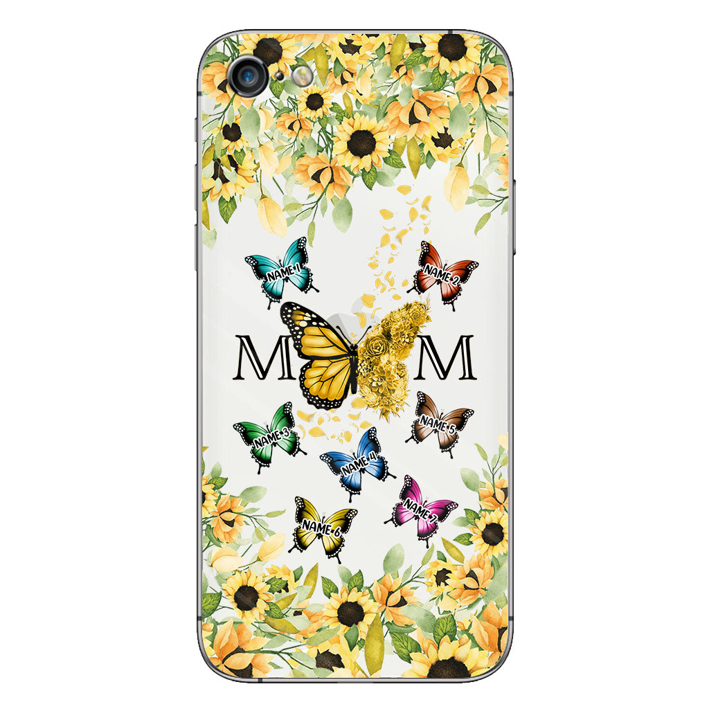 We Love You - Personalized Mother Clear Phone Case