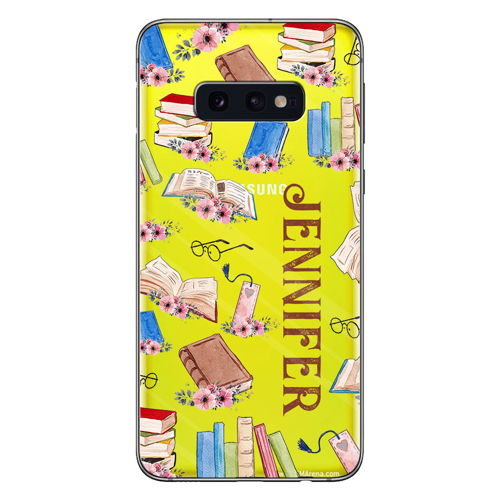 Just A Girl Who Loves Books - Personalized Book Clear Phone Case