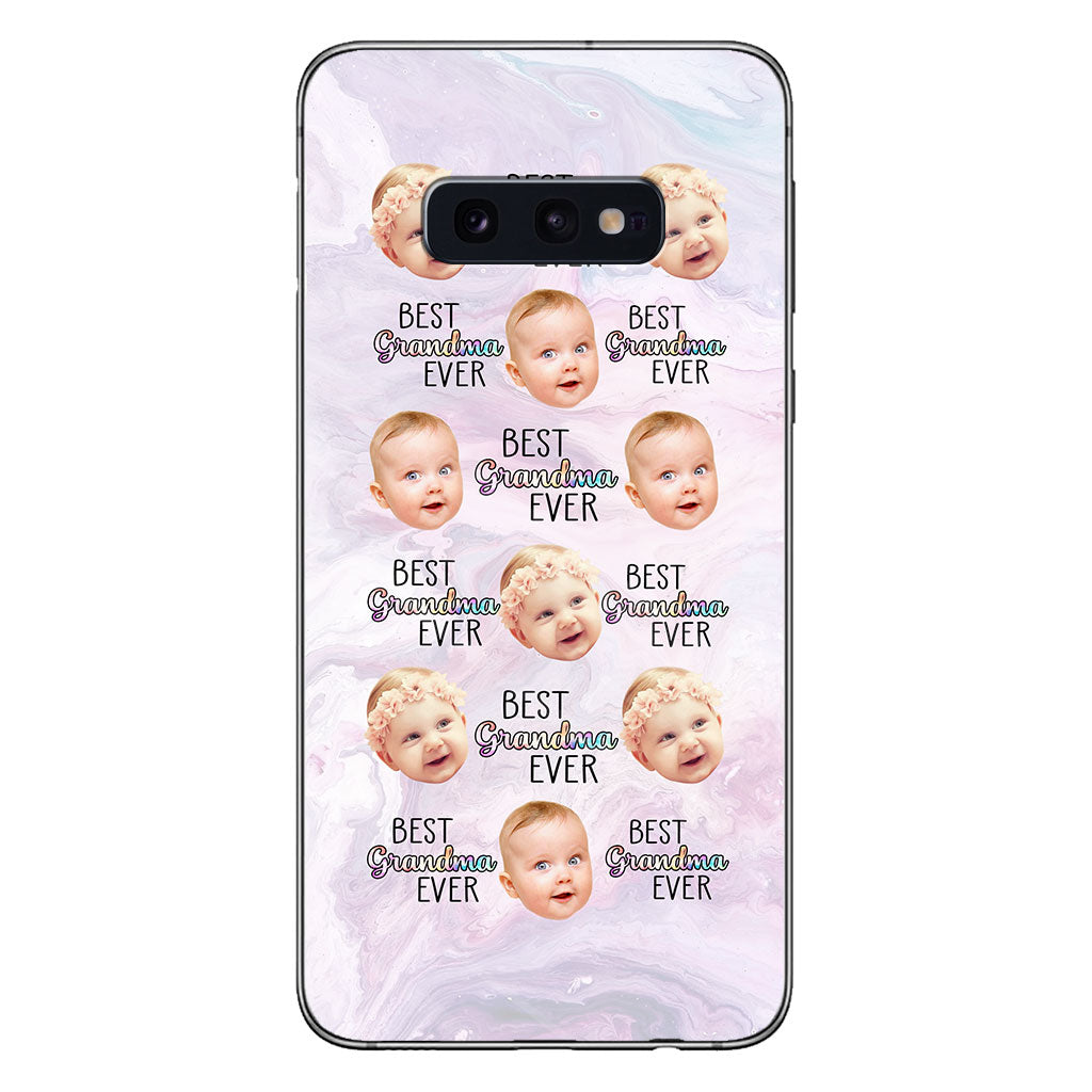 Best Grandma Mom Ever - Gift for grandma, mom, grandma, aunt - Personalized Clear Phone Case