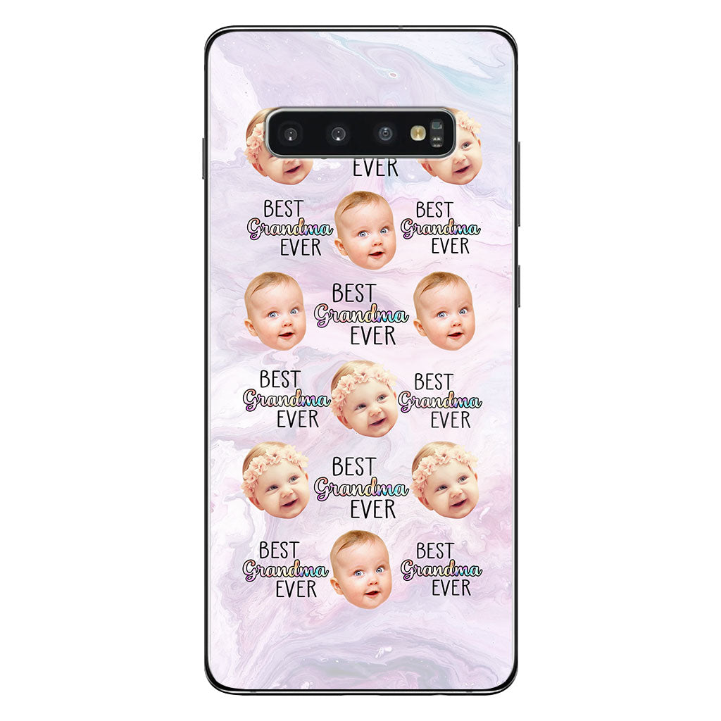 Best Grandma Mom Ever - Gift for grandma, mom, grandma, aunt - Personalized Clear Phone Case