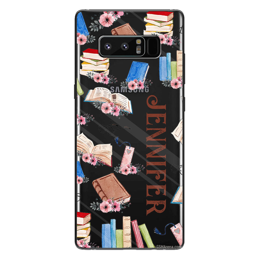 Just A Girl Who Loves Books - Personalized Book Clear Phone Case