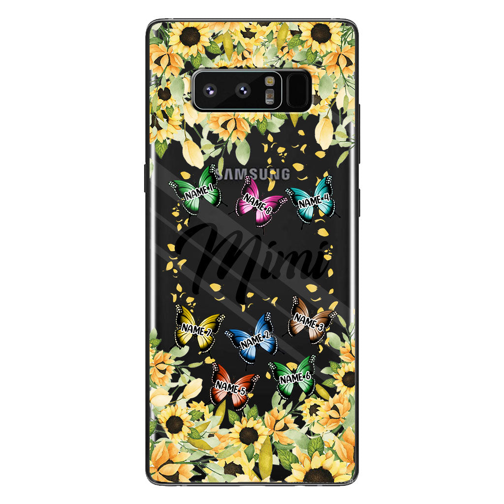 We Love You - Personalized Grandma Clear Phone Case