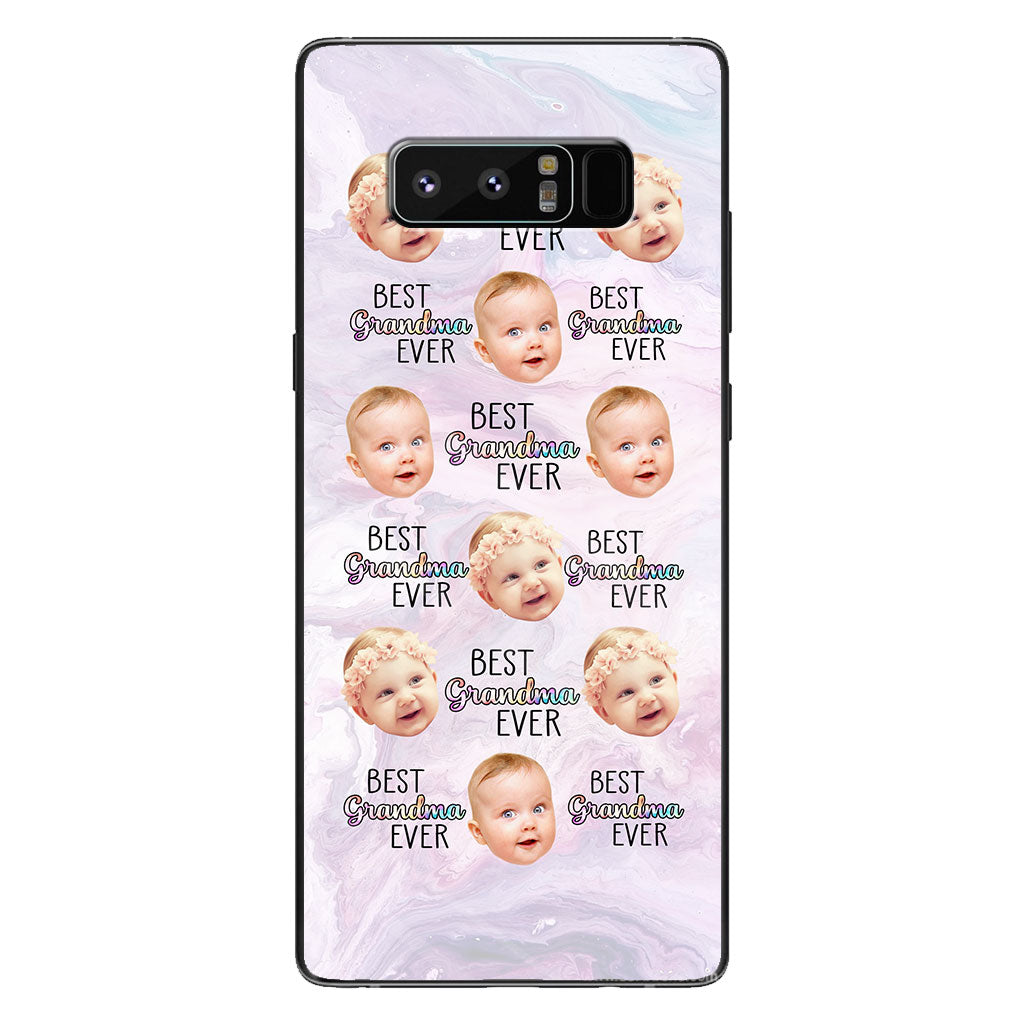 Best Grandma Mom Ever - Gift for grandma, mom, grandma, aunt - Personalized Clear Phone Case