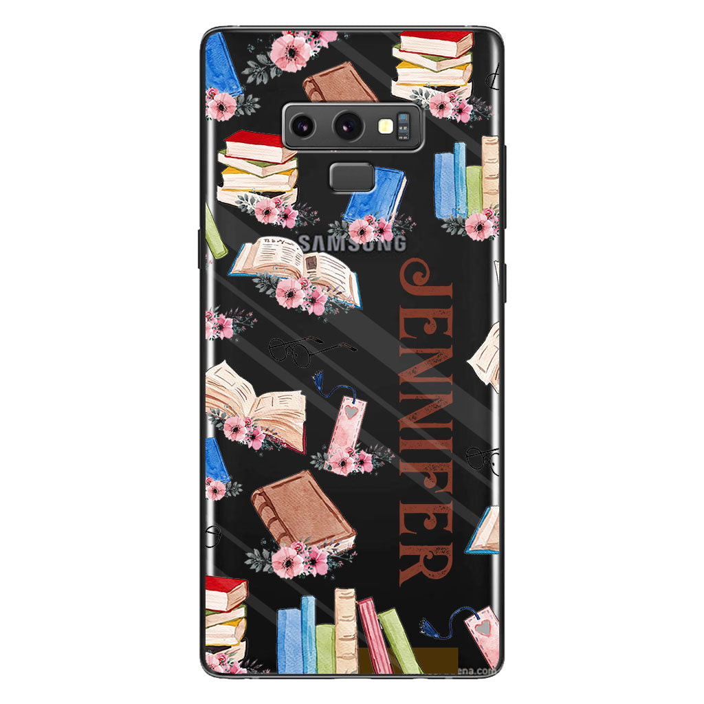Just A Girl Who Loves Books - Personalized Book Clear Phone Case