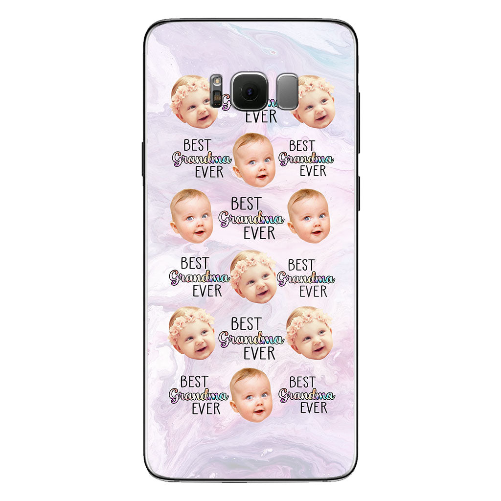 Best Grandma Mom Ever - Gift for grandma, mom, grandma, aunt - Personalized Clear Phone Case