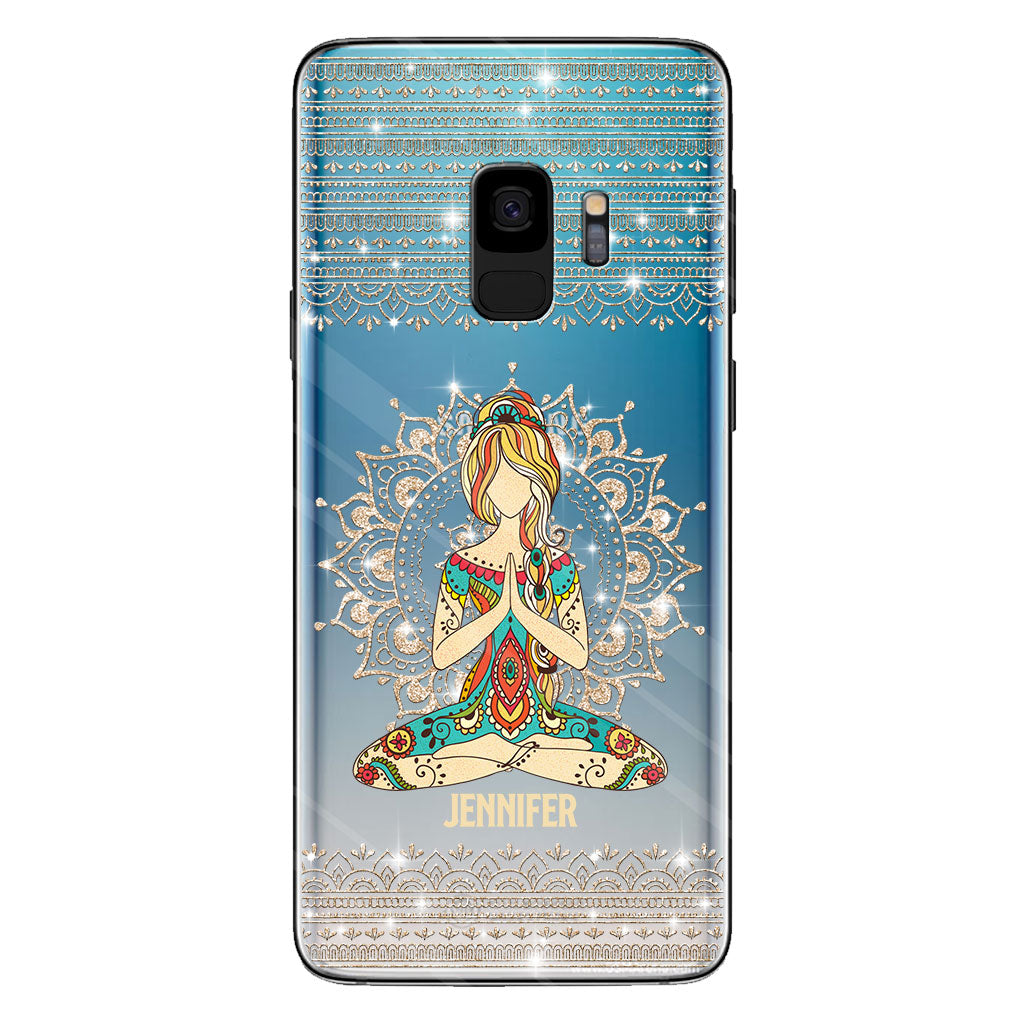 Let That S Go - Personalized Yoga Clear Phone Case