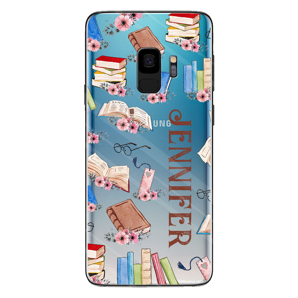 Just A Girl Who Loves Books - Personalized Book Clear Phone Case