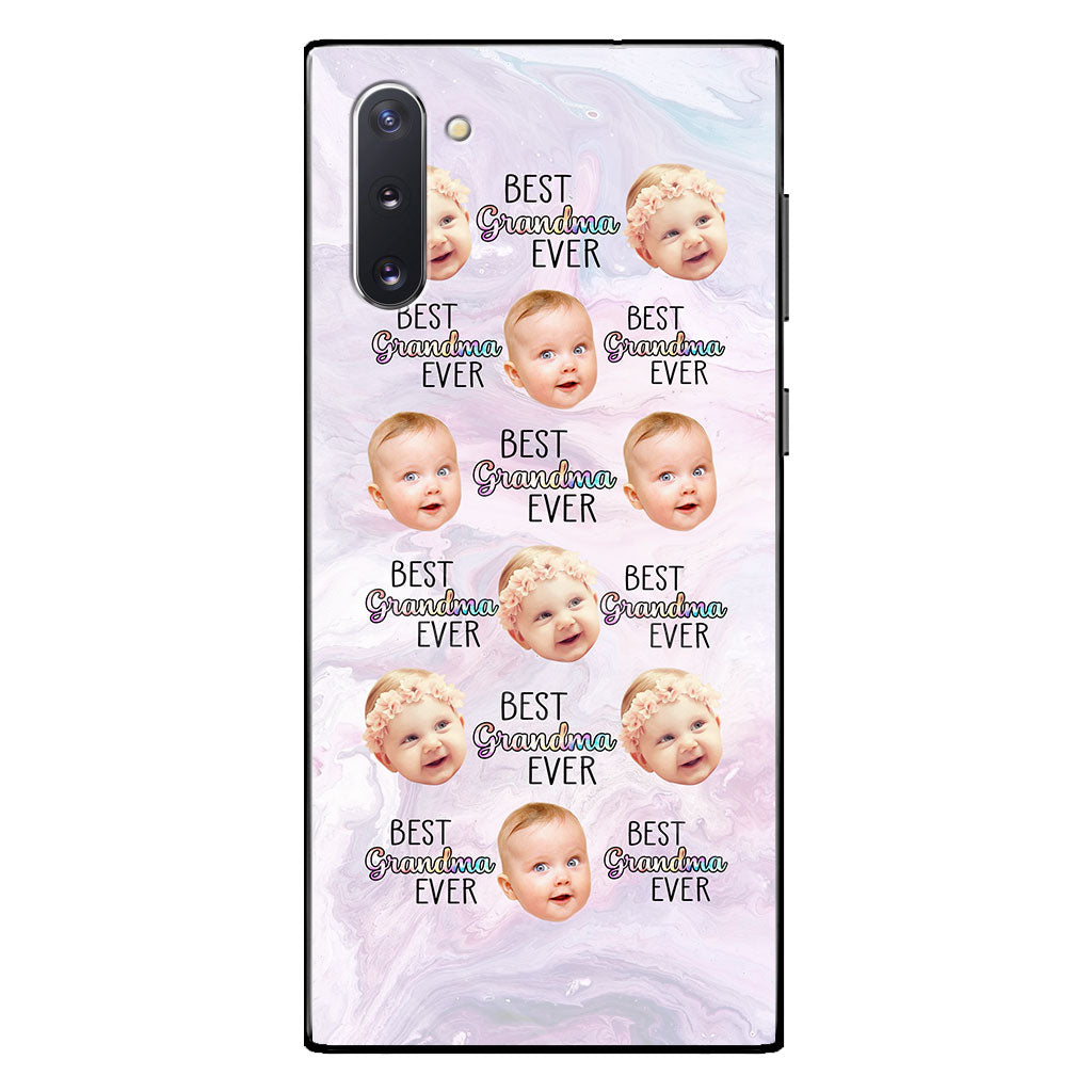 Best Grandma Mom Ever - Gift for grandma, mom, grandma, aunt - Personalized Clear Phone Case