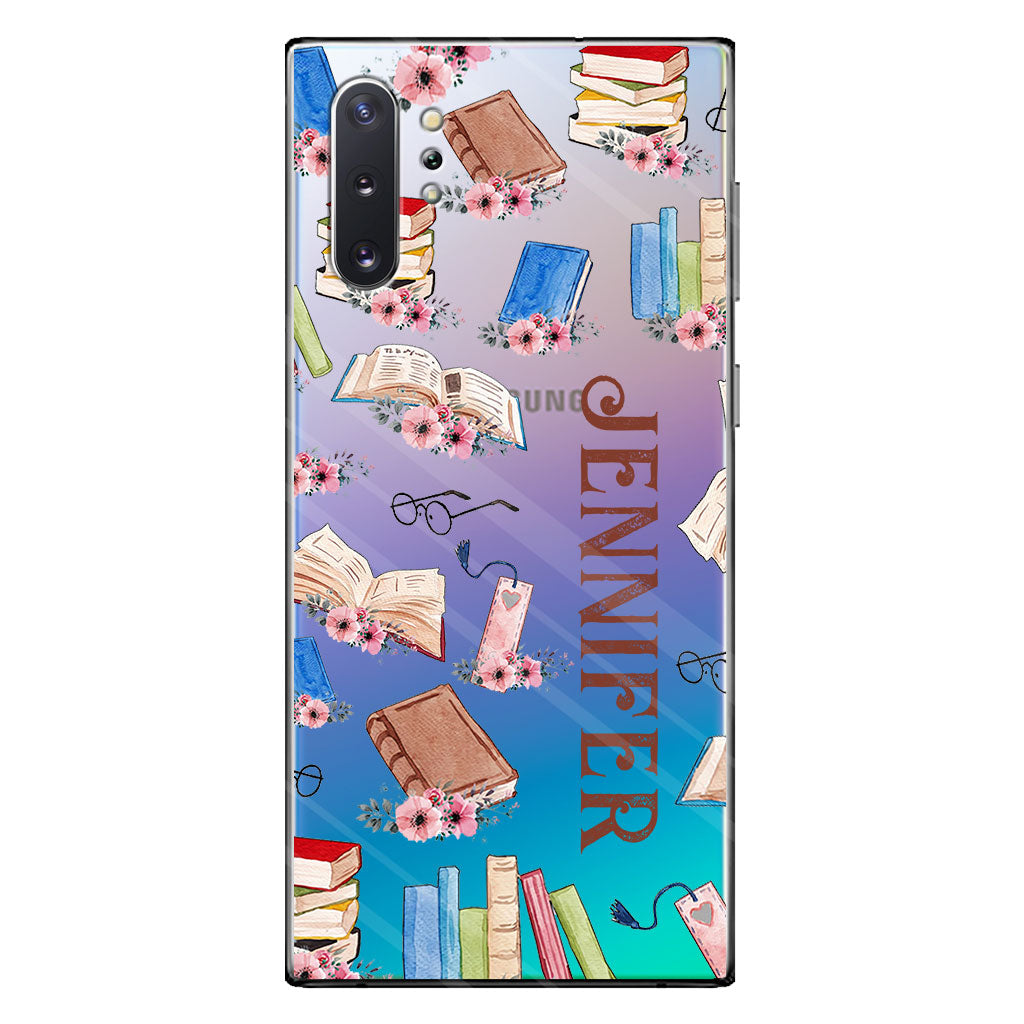 Just A Girl Who Loves Books - Personalized Book Clear Phone Case