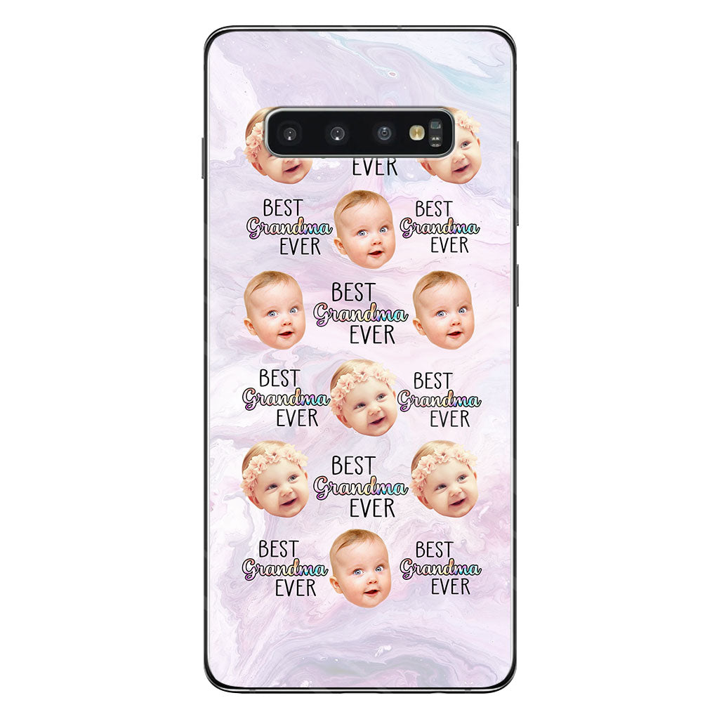 Best Grandma Mom Ever - Gift for grandma, mom, grandma, aunt - Personalized Clear Phone Case