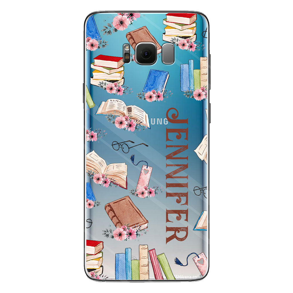 Just A Girl Who Loves Books - Personalized Book Clear Phone Case