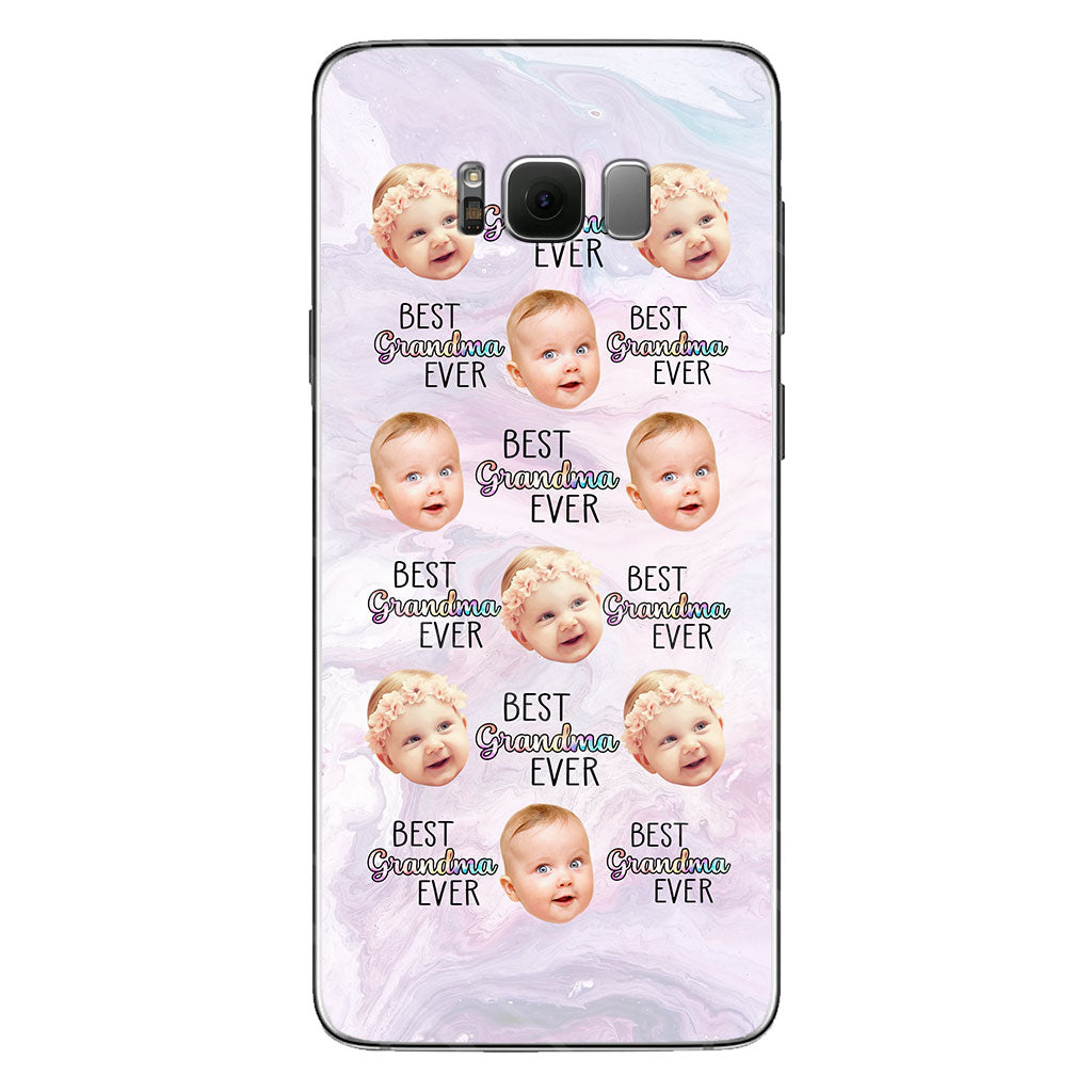Best Grandma Mom Ever - Gift for grandma, mom, grandma, aunt - Personalized Clear Phone Case