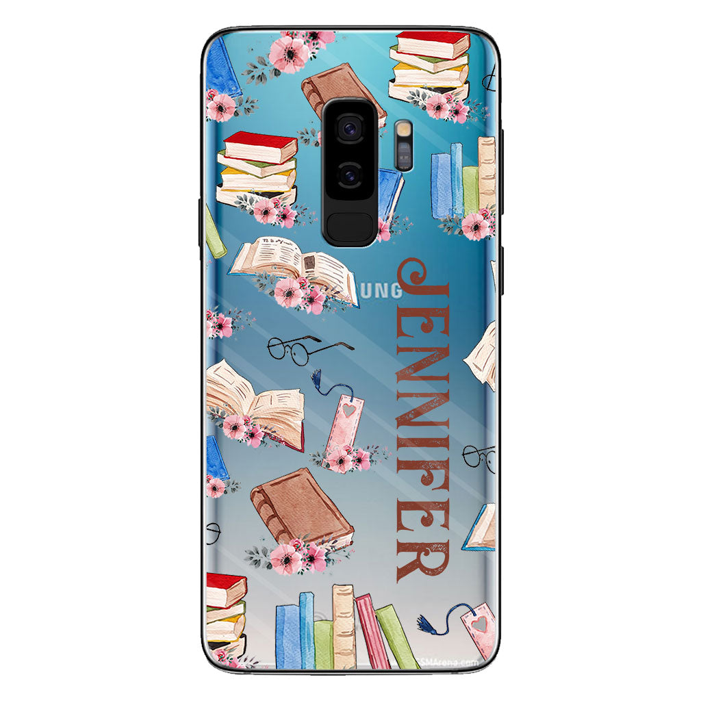 Just A Girl Who Loves Books - Personalized Book Clear Phone Case