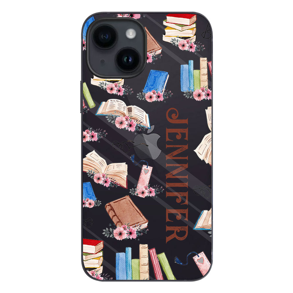 Just A Girl Who Loves Books - Personalized Book Clear Phone Case